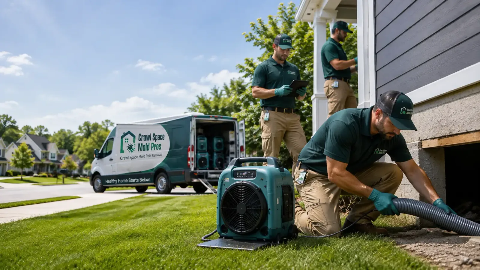 Crawl Space Mold Removal in Oshkosh, NE